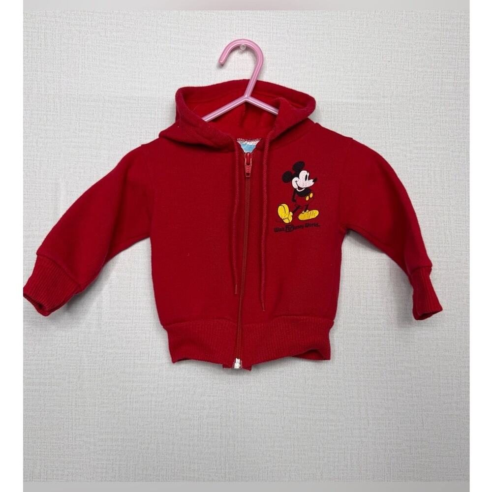 Vintage 1970s Walt Disney World Zip up Hoodie Size 12 months